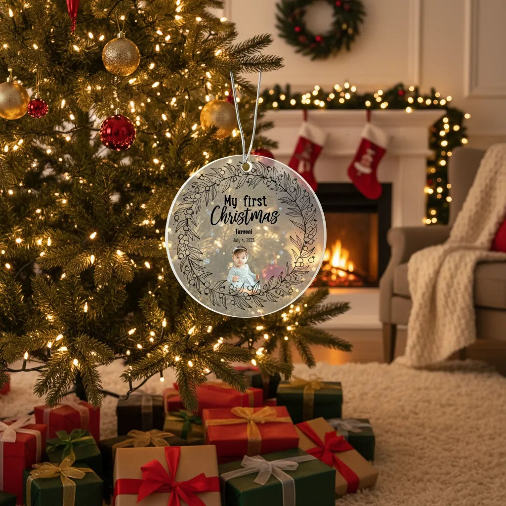 Acrylic Circle Ornament