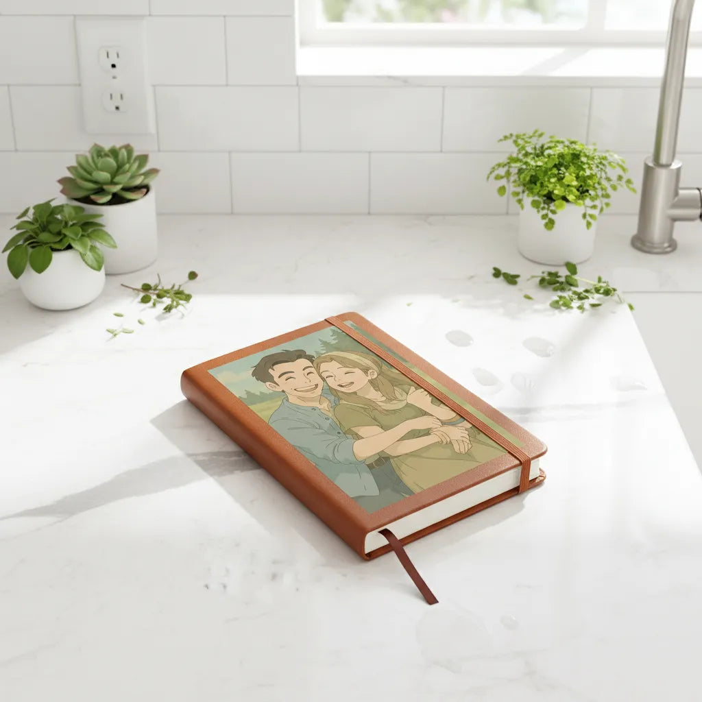 Personalized Journal With Any Photo - Ghibli