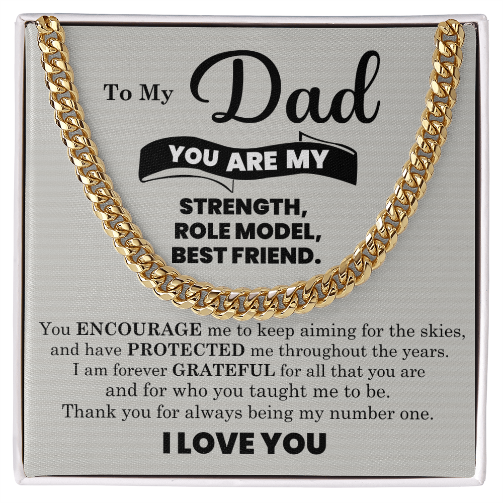 To My Dad CLC Necklace