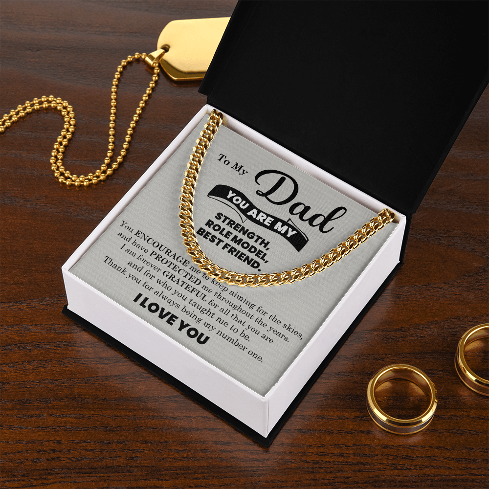 To My Dad CLC Necklace