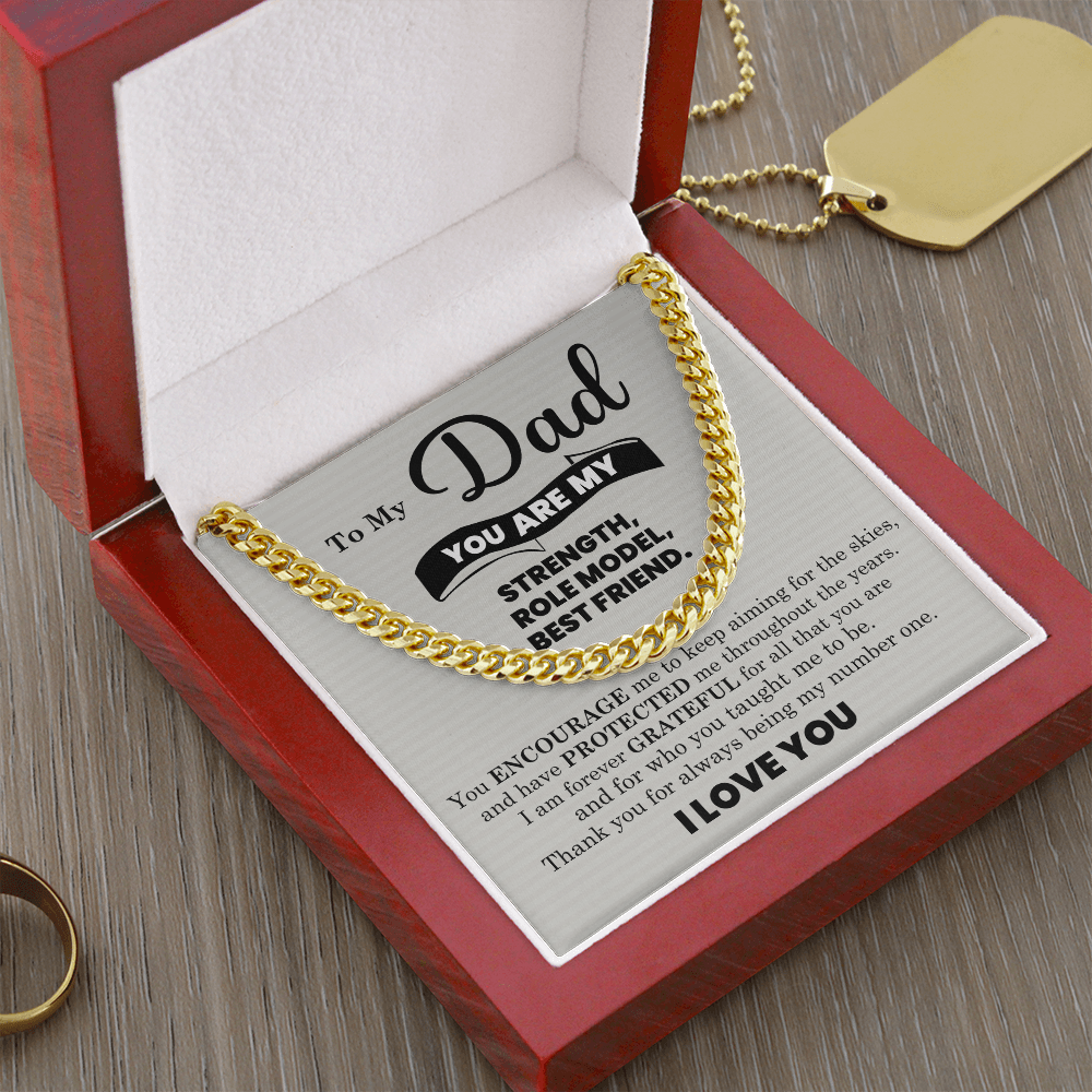 To My Dad CLC Necklace