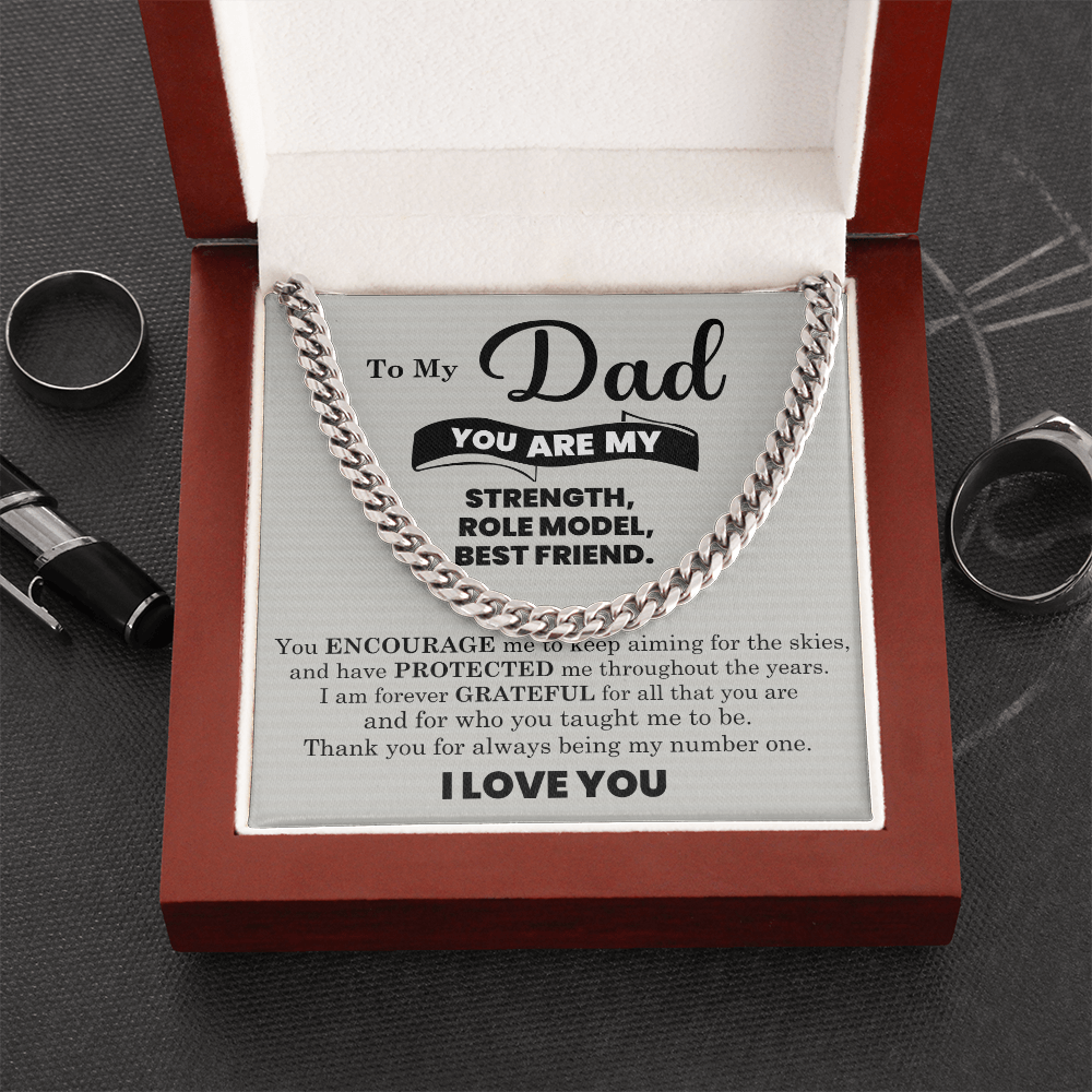To My Dad CLC Necklace
