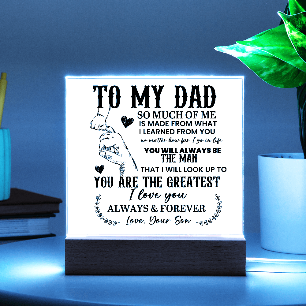 To My Dad Acrylic
