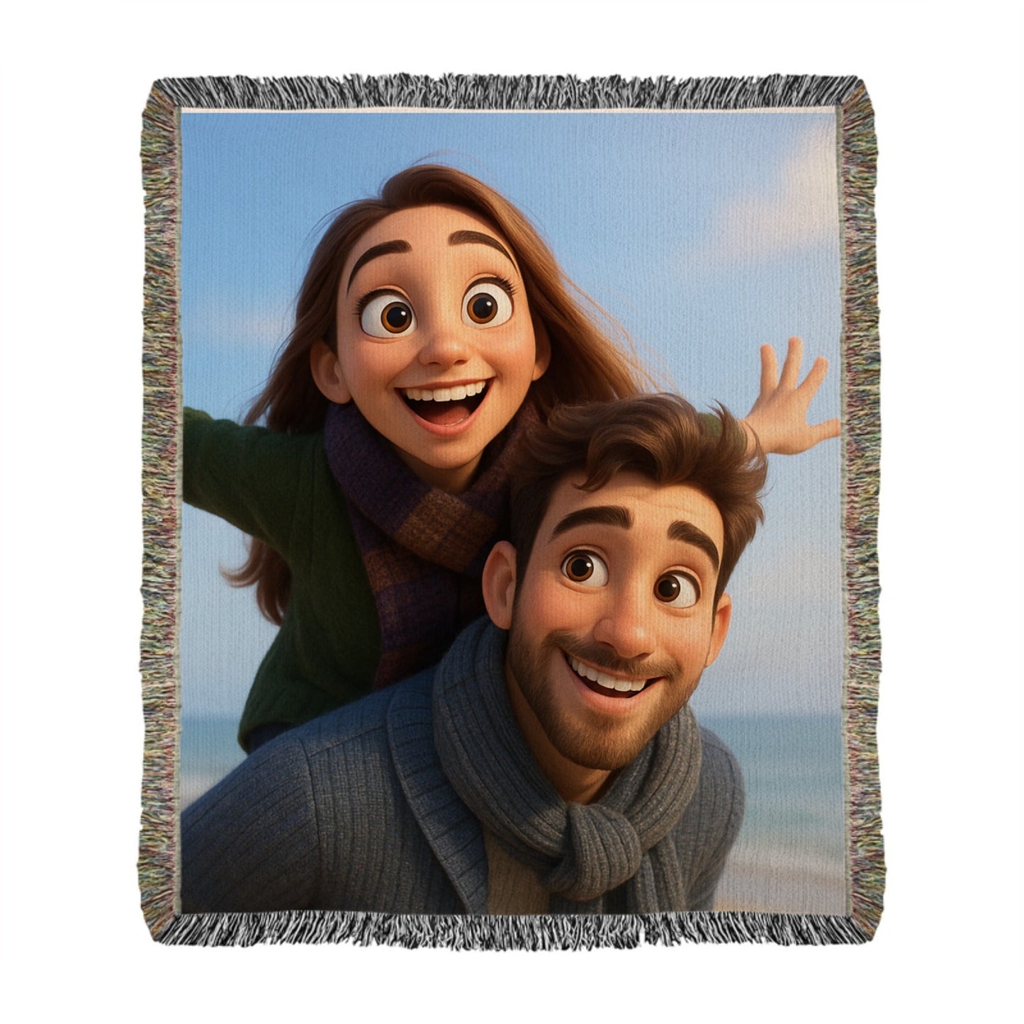 Turn Your Photos Into Animated Heirloom Woven Blanket