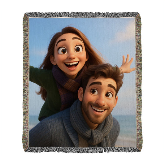 Turn Your Photos Into Animated Heirloom Woven Blanket