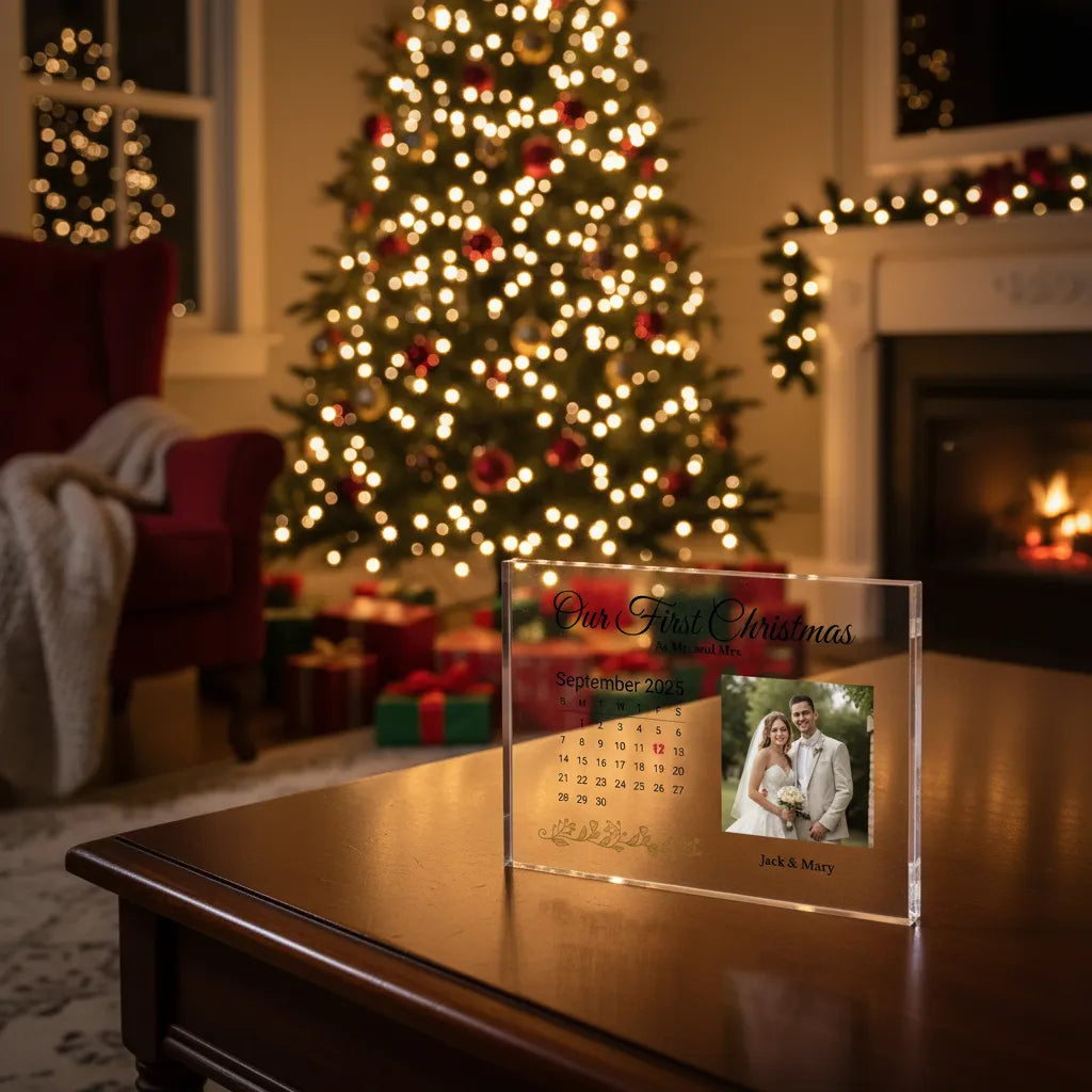 Our First Christmas - Acrylic Block