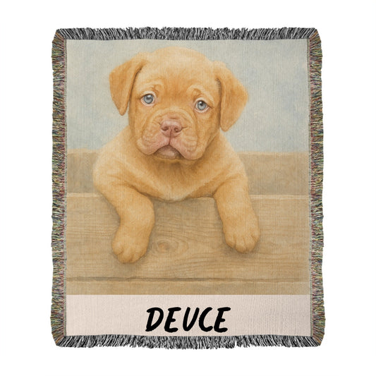 Turn Your Photos Into Watercolor - Heirloom Woven  Blanket