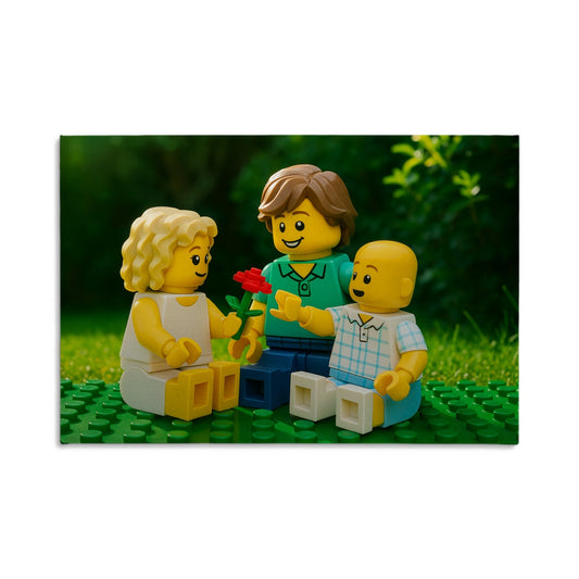 Turn Your Photos Brick By Brick -  Wrapped Canvas