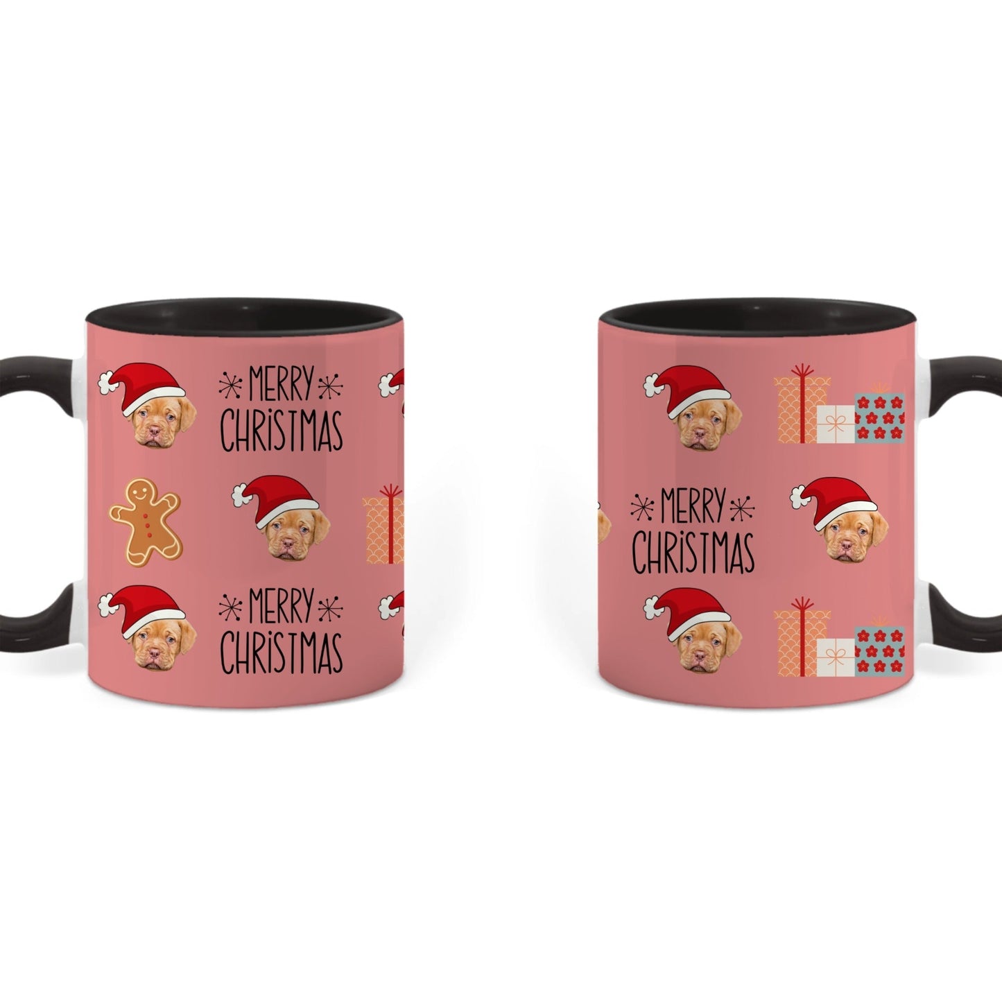 Merry Christmas Color Mug - Face Cutout