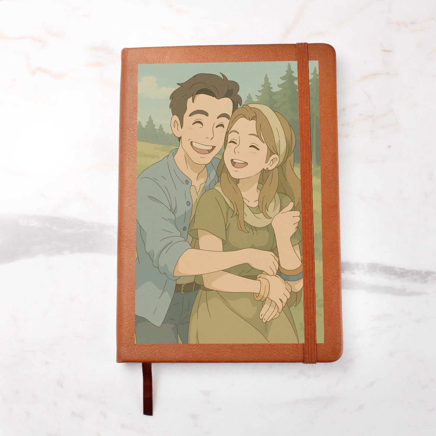 Personalized Journal With Any Photo - Ghibli