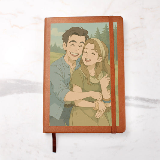 Personalized Journal With Any Photo - Ghibli