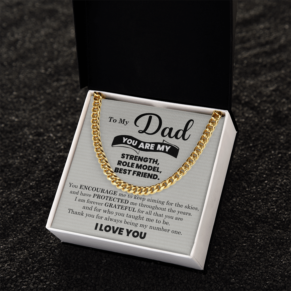 To My Dad CLC Necklace