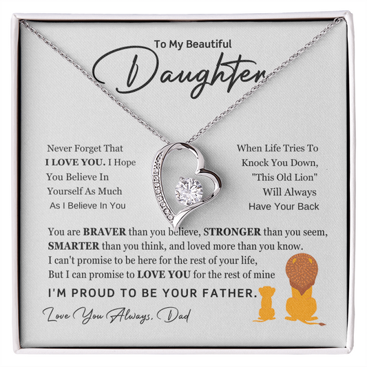 To My Daughter LK2 Necklace