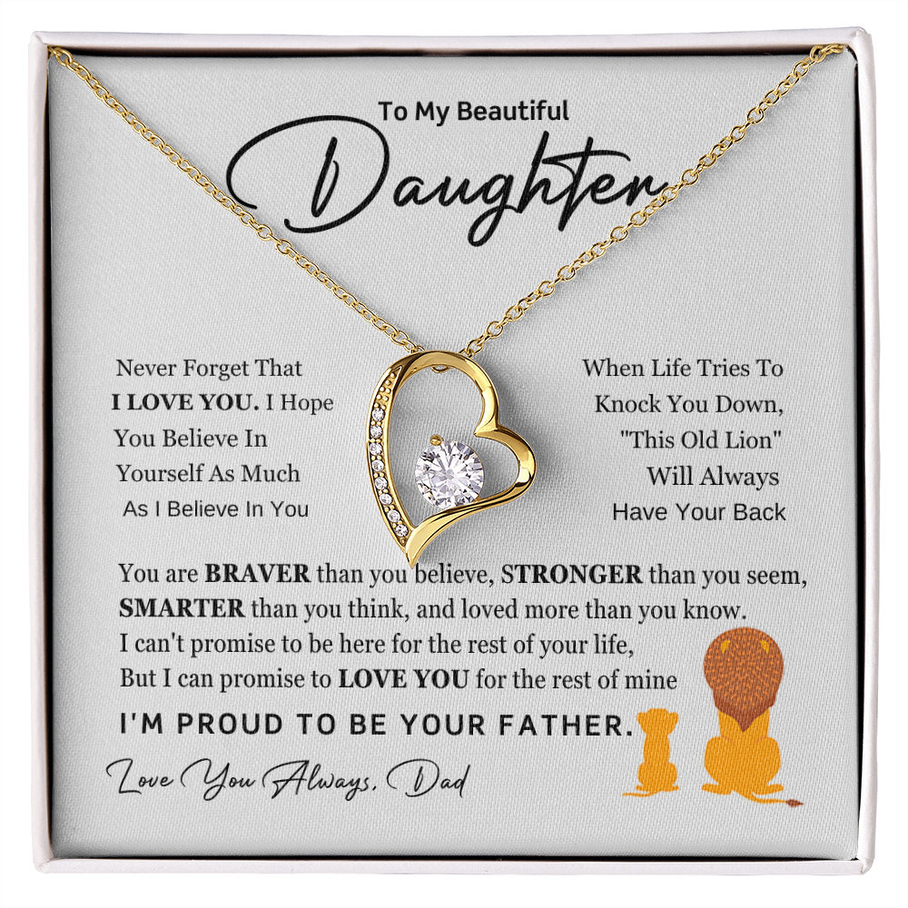 To My Daughter LK2 Necklace