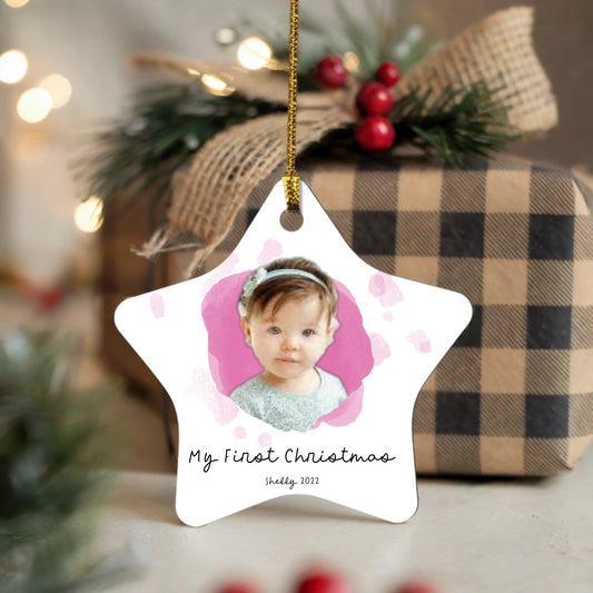 First Christmas High Gloss Star Ornament